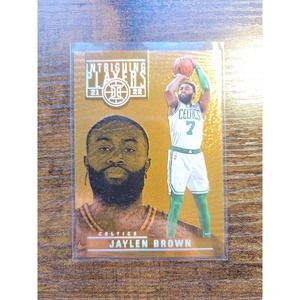 2021-2022 Panini Illusions #5 Jaylen Brown -Intriguing Players Orange Fresh Pull